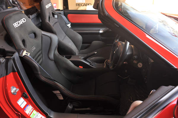 ＭＲーＳ用　RECARO シートレール両席分2台