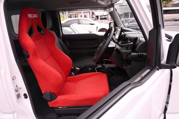 スズキ ジムニー レカロ専門店 ASM -横浜市中区- レカロ(RECARO)シート装着写真・装着例